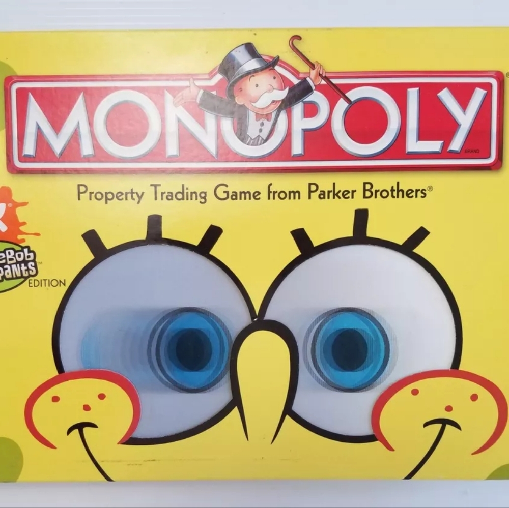 Nickelodeon SpongeBob SquarePants Monopoly 2005 VIACOM HASBRO PARKER BROS USA